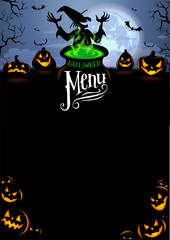 Halloween Menu Template