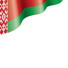 Belarus flag, vector illustration on a white background