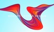 Modern colorful flow poster. Wave Liquid shape in color background. Art design for your design project. Vector illustration