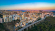 Aerial. Agrigento. A city on the southern coast of Sicily, Italy and capital of the province of Agrigento. It is renowned as the site of the ancient Greek city of Akragas.