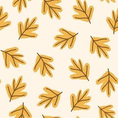 Wall Mural - Autumn Leaves Pattern