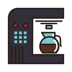 Canvas Print - Espresso machine symbol