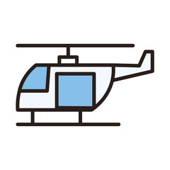 Poster - Helicopter aircraft symbol