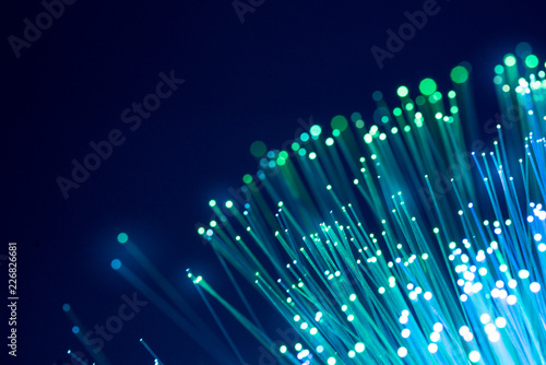 Fotomural Fiber optics, abstract & blur background