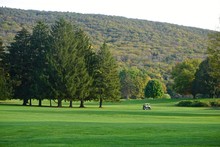 The Historic Golf Course At The Shawnee Inn, Shawnee On Delaware, In The Pocono Mountains Of Pennsylvania, USA.