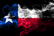 Texas colorful smoking flag 2018.