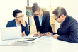 © sabthai - businesswoman leader of the group in business teamwork