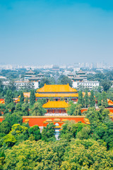 Poster - Forbidden City view from Jingshan Park in Beijing, China