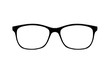 © PRASERT - Black eye glasses spectacles with shiny black frame For reading daily life To a person with visual impairment isolaged on white background.