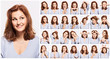 © Анна Демидова - Young woman, emotions, face, collage