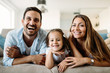 © NDABCREATIVITY - Happy family having fun time at home