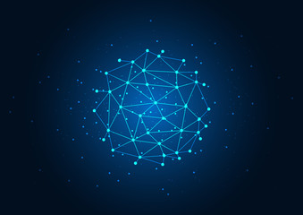 Wall Mural - Technology background.