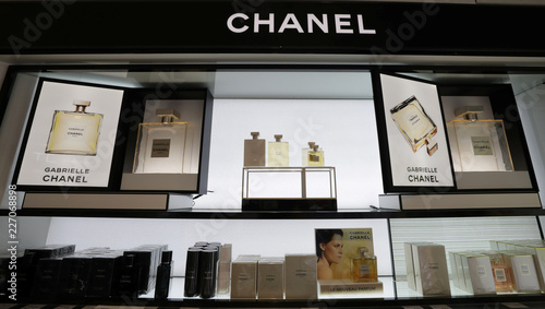 Perfumes By French Luxury Brand Chanel Are Seen On Display