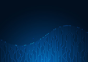 Wall Mural - Technology background.