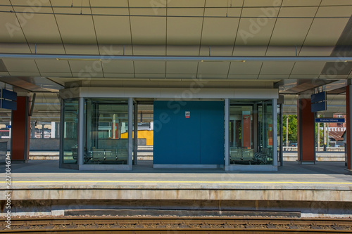 A Platform Waiting Room In The New Central Train Station In
