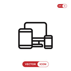 Responsive web design vector icon