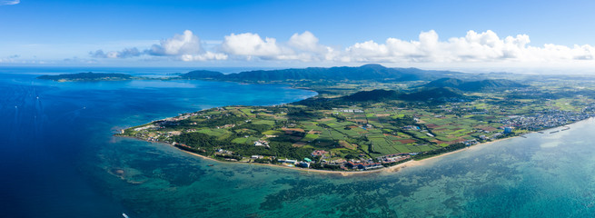 Fly over ishigaki island
