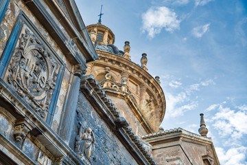 Wall Mural - Famous Granada churches in a historic city center