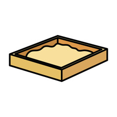 Wall Mural - sand box game icon