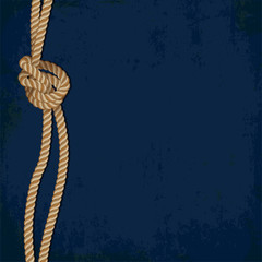 sea knot of rope