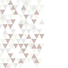 Wall Mural - Vector background with triangles. Abstract geometric background