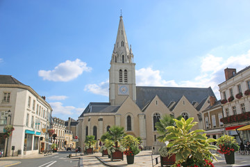 St Thomas church, La Fleche, France