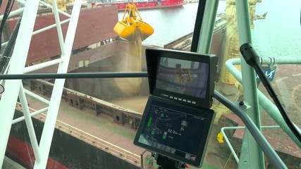 Crane operation cabin for control all equipment of crane. Crane operator control