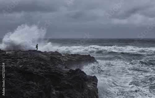 Fotomural Taking chances on the Oregon Coast