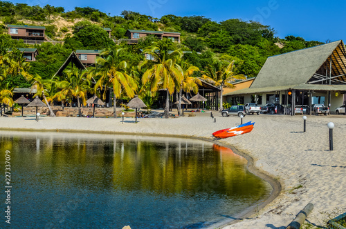 Fényképezés Bilene Beach Lagoon in Paraia Do Bilene , Mozambique