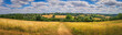 Panorama or rural Surrey landscape
