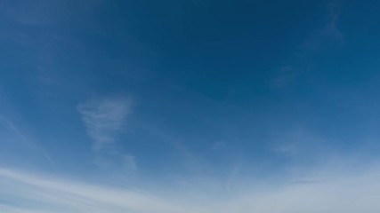 Wall Mural - High qualitative time lapse of beautiful sky, no birds, no flicker.