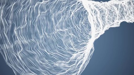 Wall Mural - slowing entering a wormhole in space.