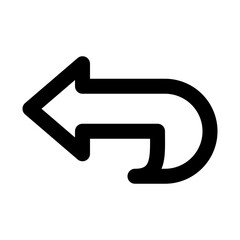 Mail Reply Application Web Interface Software vector icon
