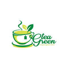 Tea logo template