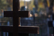 cross on grave