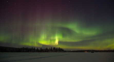 northern lights in northern norway and finland