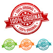 100% Original Stamp Button Banner Badge in different colours.