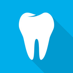 Poster - Tooth icon. Vector illustration.