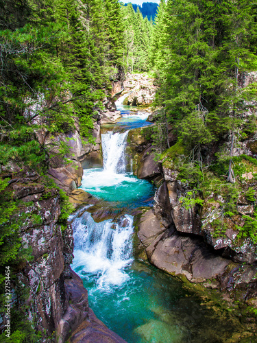 A gorge in the Paneveggio park in Trentino, Italy © marcociannarel