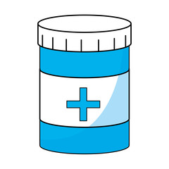 Canvas Print - Medicine bottle symbol