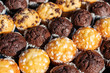 many mini muffins on dessert buffet - muffin closeup -
