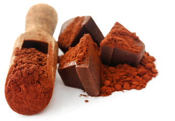 Poster - Cacao Powder with chocolate