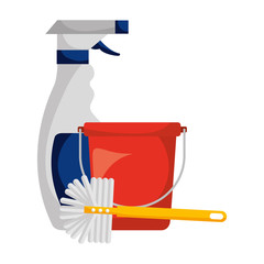 Sticker - cleaning products and supplies