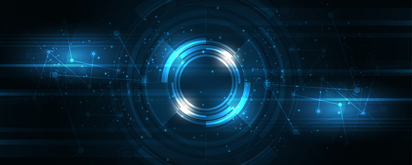 Wall Mural - abstract technology background hi-tech communication concept innovation background vector illustrati