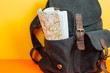© GiadaCanu/Stocksy - Backpack on yellow background
