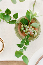 Romantic Garden Wedding Reception Table