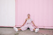 © villadsendiane/Stocksy - girl with pink storage container