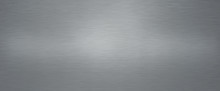 Brushed Steel Plate Background Texture Horizontal