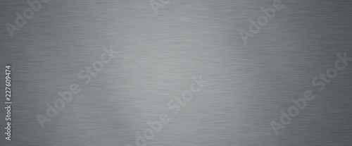 Cuadros en Lienzo Brushed steel plate background texture horizontal