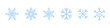 Set of blue Snowflakes icons. Black snowflake. Snowflakes template. Snowflake winter. Snowflakes icons. Snowflake vector icon